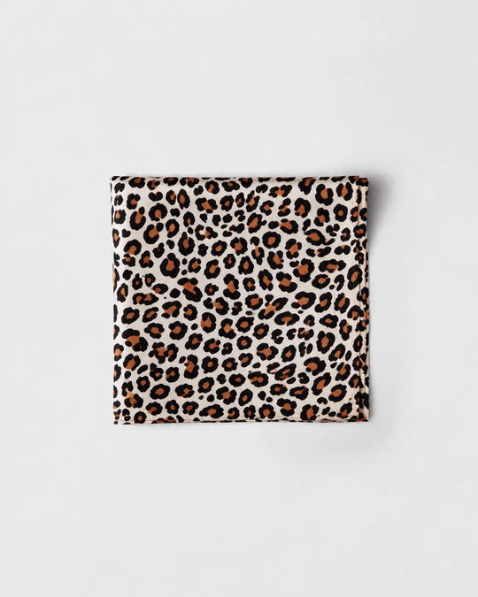 Leopard Print Pattern Square Scarf