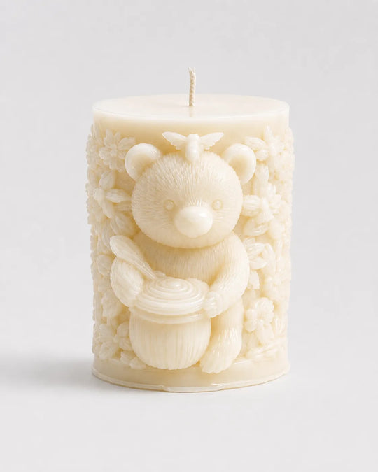Sculpted Bear French Vanilla Candle