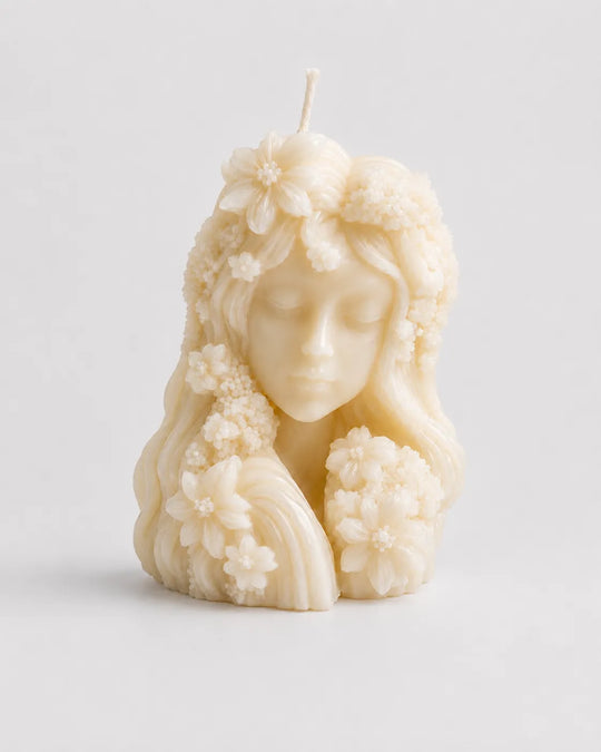 Floral Face French Vanilla Candle
