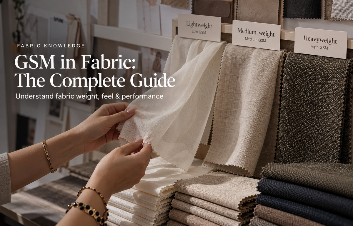 GSM in Fabric: Complete Guide to Fabric Weight, Quality & Usage