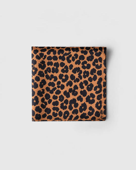 Leopard Printed Square Scarf