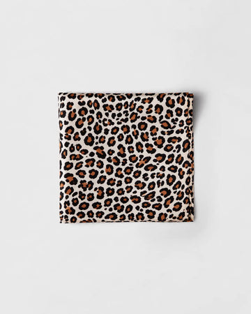 Leopard Print Pattern Square Scarf