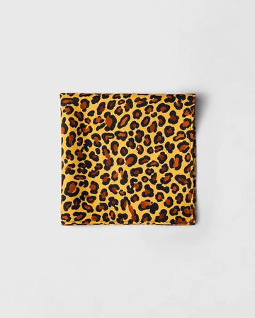 Leopard Print Pattern Square Scarf