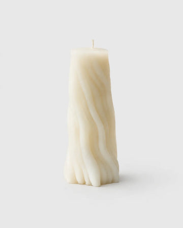 Wave Pillar French Vanilla Candle