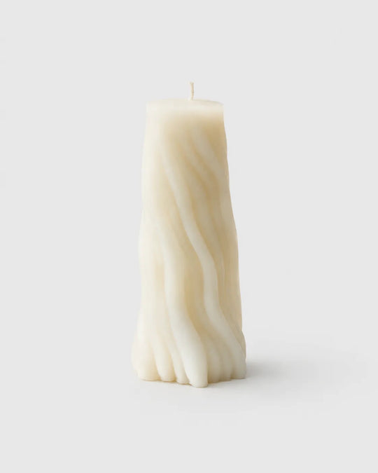 Wave Pillar French Vanilla Candle