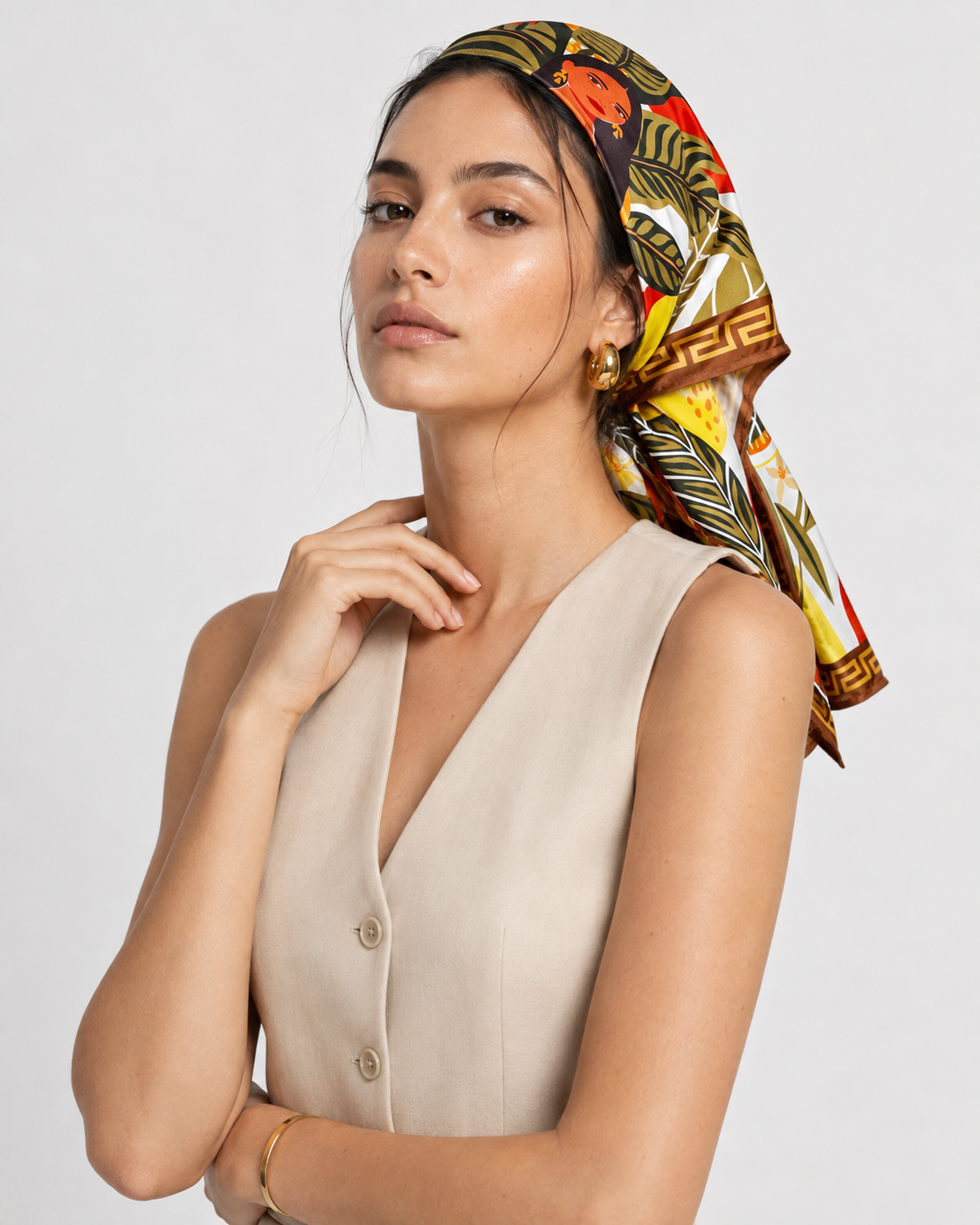 Leopard Print Hair Scarf