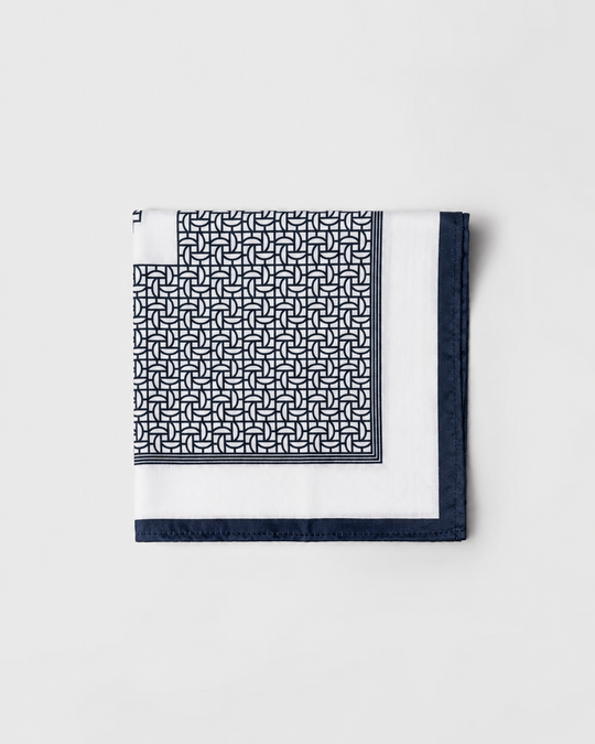 Geometric Pattern Printed Square Scarf