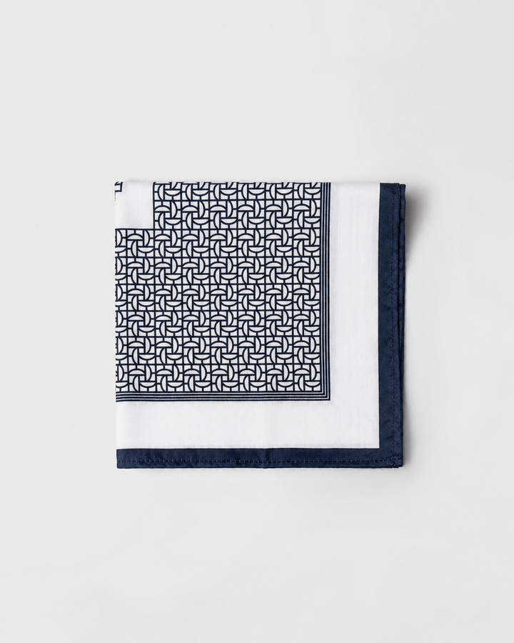 Geometric Pattern Printed Square Scarf