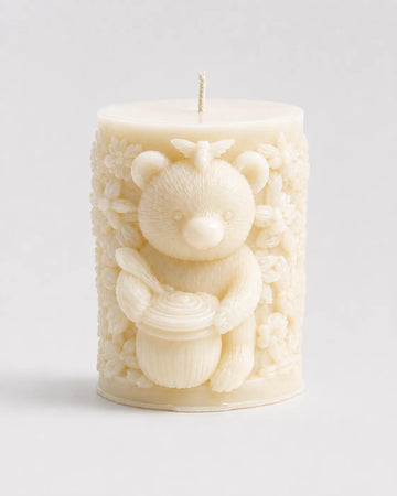 Sculpted Bear French Vanilla Candle