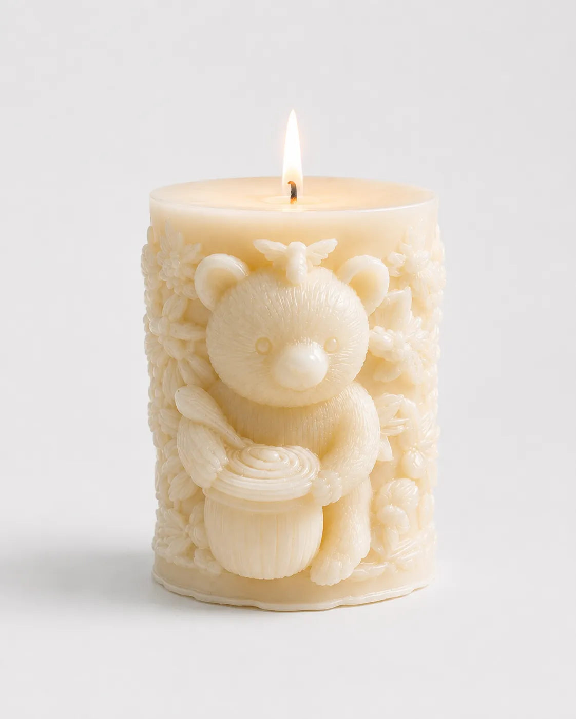 Sculpted Bear French Vanilla Candle