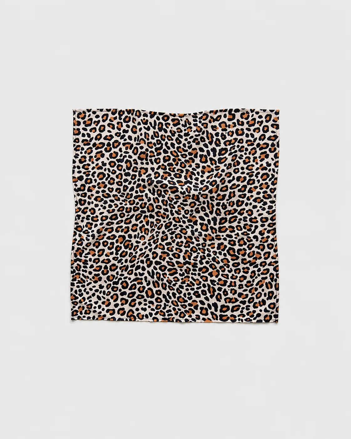 Leopard Print Pattern Square Scarf
